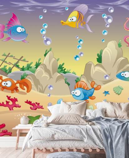 Cartoon Sea Life Wallpaper