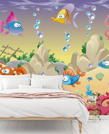 Cartoon Sea Life Wallpaper