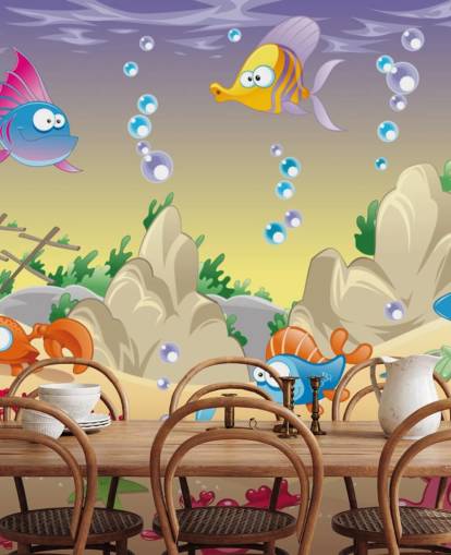 Cartoon Sea Life Wallpaper