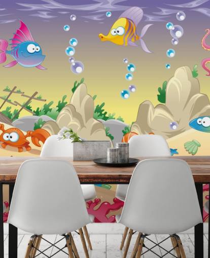 Fondo de pantalla de dibujos animados de Sea Life Fondo de pantalla de dibujos animados de Sea Life