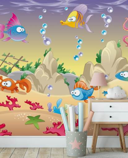 Fondo de pantalla de dibujos animados de Sea Life Fondo de pantalla de dibujos animados de Sea Life