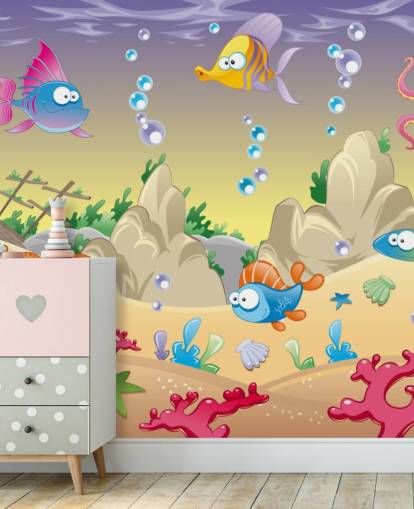 Cartoon Sea Life Wallpaper