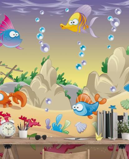 Cartoon Sea Life Wallpaper