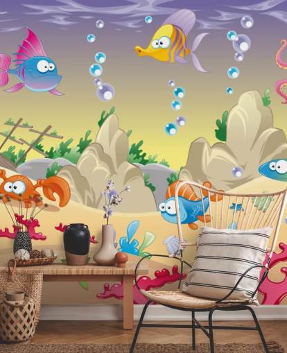 Fondo de pantalla de dibujos animados de Sea Life Fondo de pantalla de dibujos animados de Sea Life