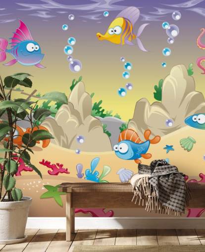 Fondo de pantalla de dibujos animados de Sea Life Fondo de pantalla de dibujos animados de Sea Life