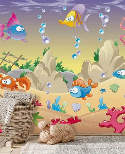 Cartoon Sea Life Wallpaper