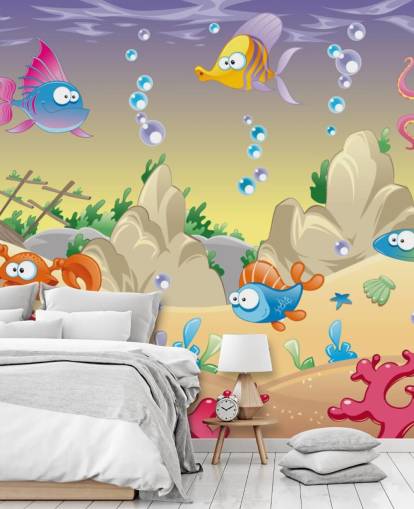 Cartoon Sea Life Wallpaper