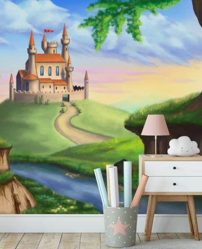 Fairy Tale Castle Bakgrund
