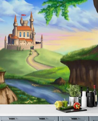 Carta da parati Fairy Tale Castle Carta da parati Fairy Tale Castle