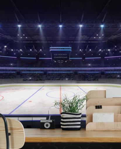 Jääkiekko Arena Valot Taustakuva Jääkiekko Arena Valot Taustakuva