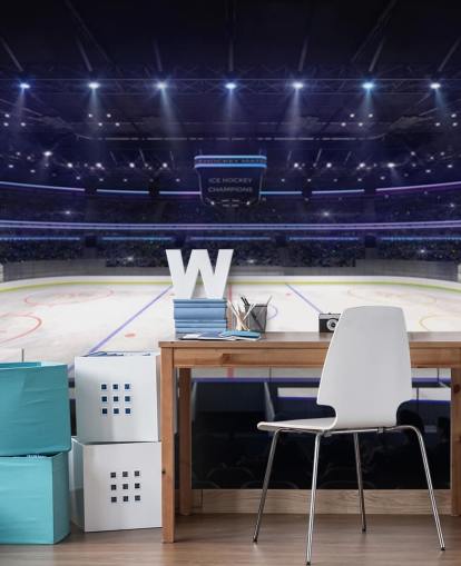 Jääkiekko Arena Valot Taustakuva