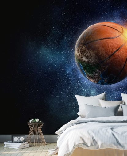 Basketball World Wallpaper Mural