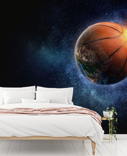 Basketball World Wallpaper Mural