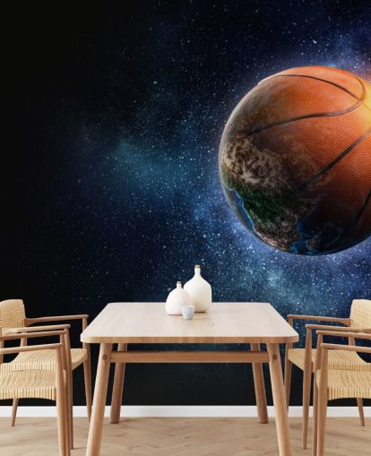 Basketball World Wallpaper Mural