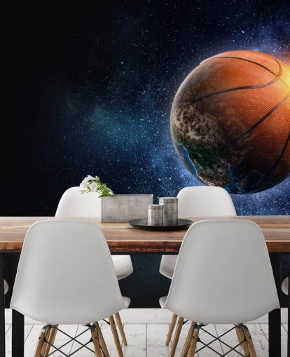 Basketball World Wallpaper Mural