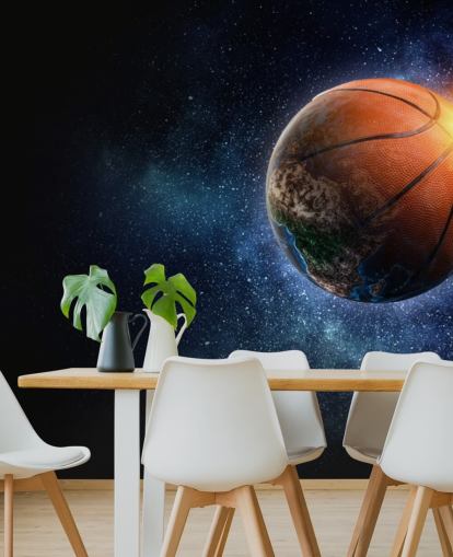 Basketball World Wallpaper Mural