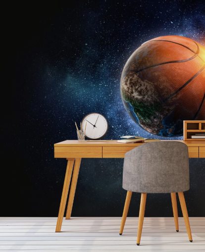 Basketball World Wallpaper Mural