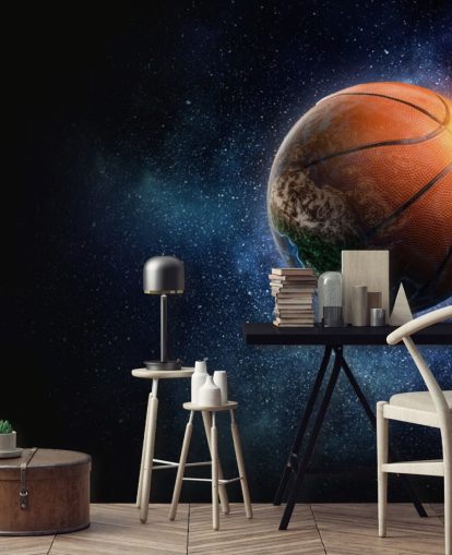 Basketball World Wallpaper Mural