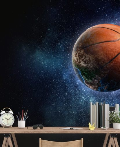 Basketball World Wallpaper Mural Basketball World Wallpaper Mural