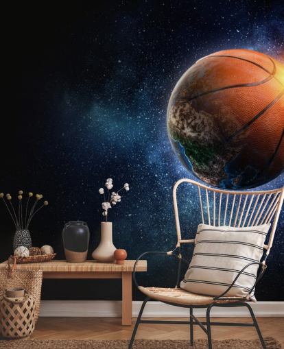 Basketball World Wallpaper Mural