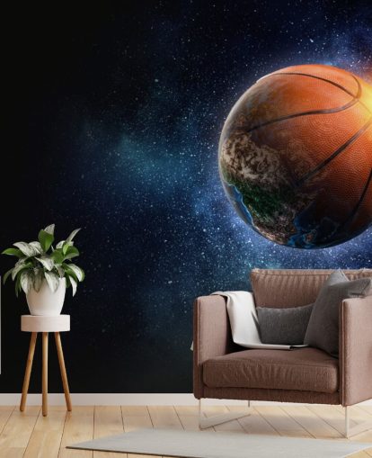 Basketball World Wallpaper Mural