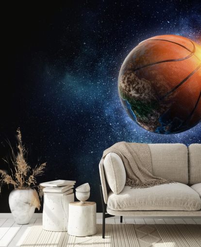 Basketball World Wallpaper Mural