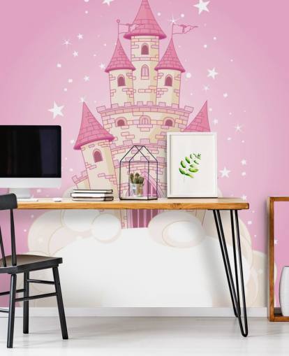 Carta da parati Pink Castle