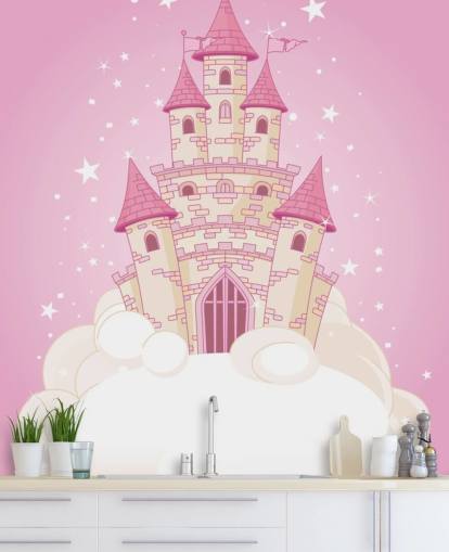 Pink Castle Wallpaper