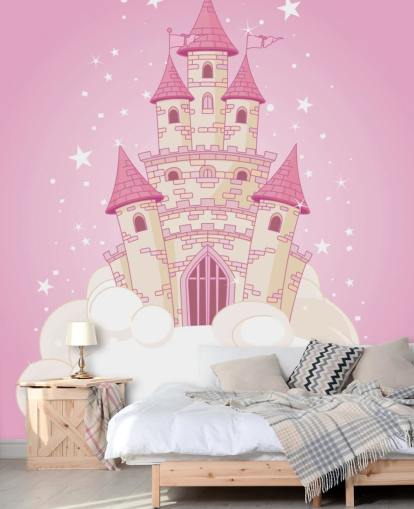 Papier Peint Château Rose Papier Peint Château Rose