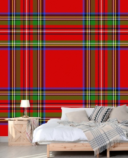 papel de parede tartan vermelho, verde e amarelo papel de parede tartan vermelho, verde e amarelo
