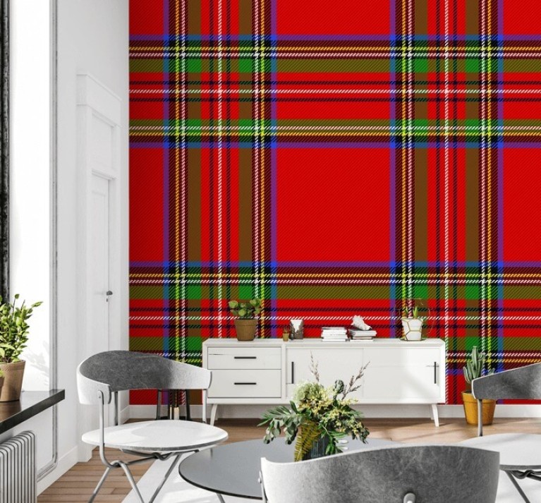 Tartan Wallpaper Tartan Wall Murals Wallsauce UK