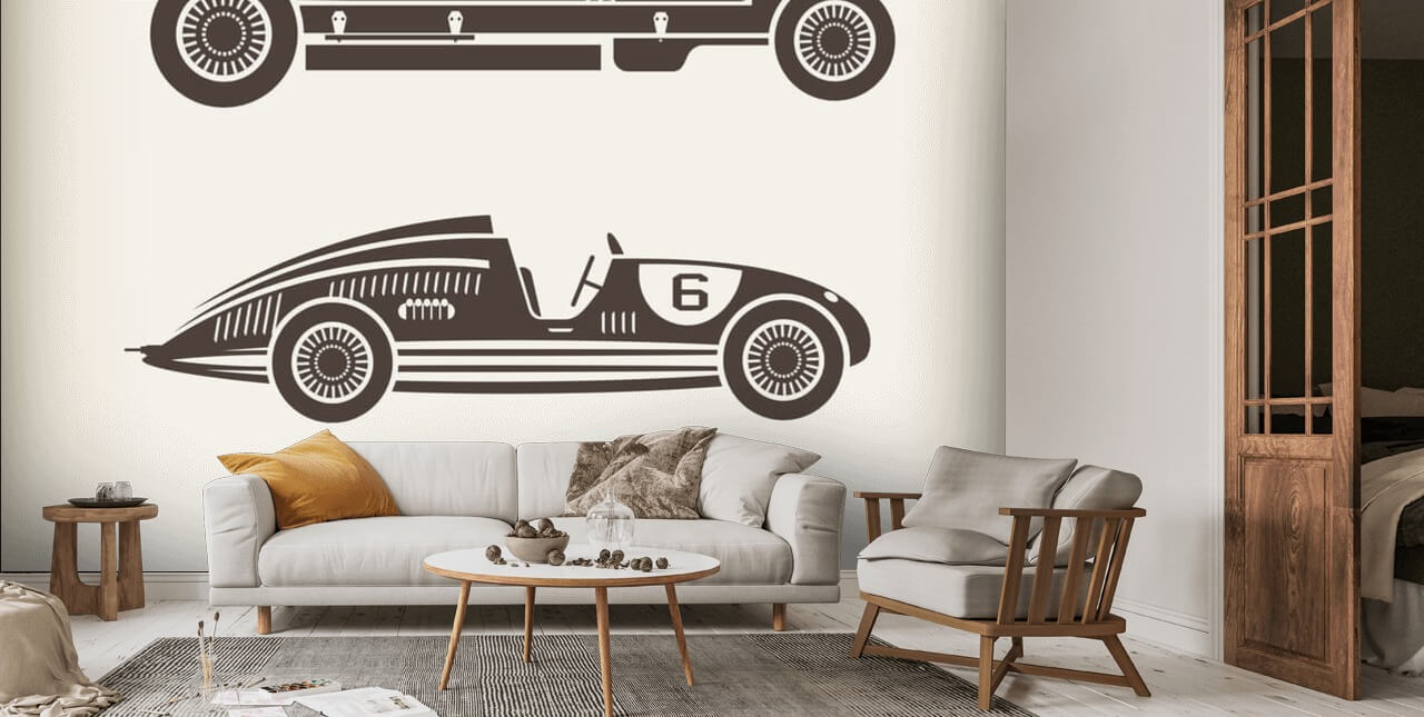 Vintage Racing Wallpaper | Wallsauce US
