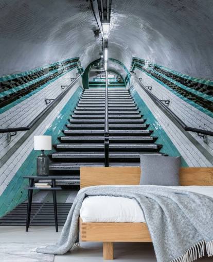 3D Up We Go Underground Mural