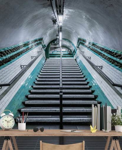 3D Up We Go Underground Mural 3D Up We Go Underground Mural