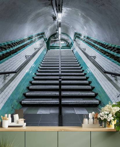 Murale 3D Up We Go Underground