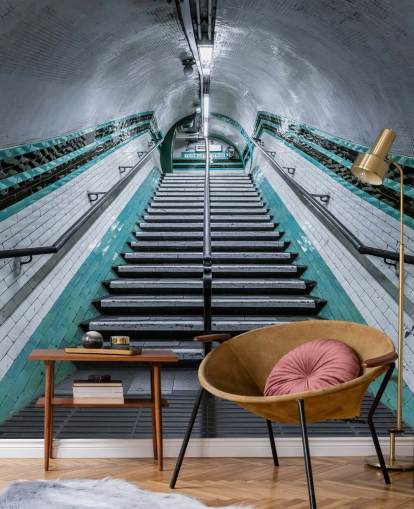 3D Up We Go Underground Mural 3D Up We Go Underground Mural