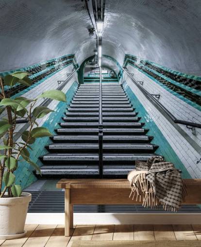 3D Up We Go Underground Mural