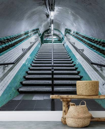 3D Up We Go Underground Mural