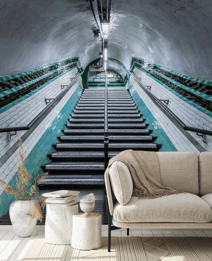 3D Up We Go Underground Mural 3D Up We Go Underground Mural