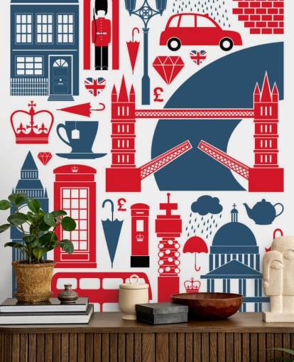 London abstrakt skrivbordsunderlägg