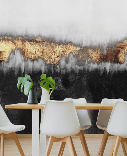 Mural de parede industrial dourado Mural de parede industrial dourado