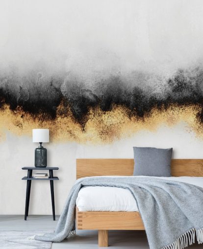 Carta da parati nera nebbia