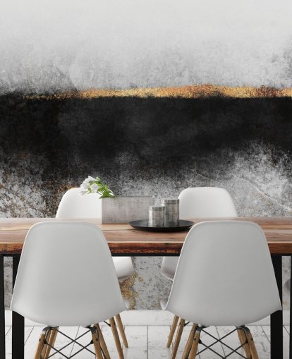 Soot and Gold Wallpaper