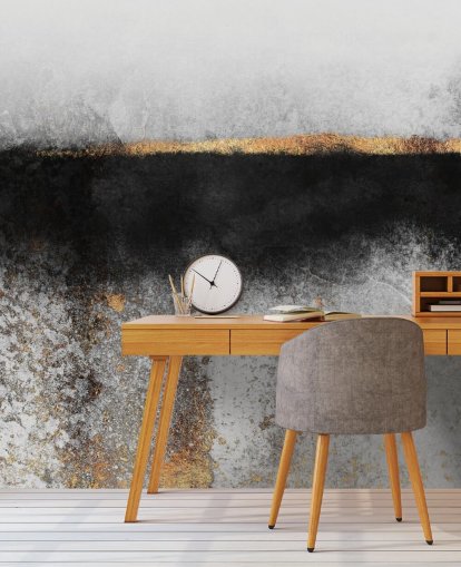 Papel de parede fuligem e ouro