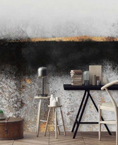 Papel pintado Hollín y oro Papel pintado Hollín y oro