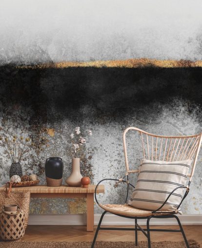 Soot and Gold Wallpaper