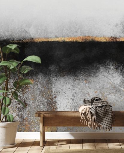 Soot and Gold Wallpaper