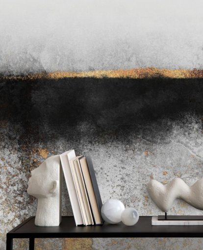 Soot and Gold Wallpaper