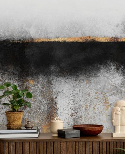 Soot and Gold Wallpaper