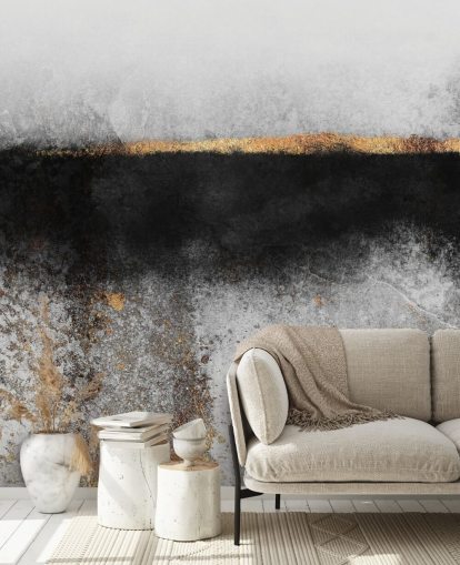 Ruß- und Goldtapete